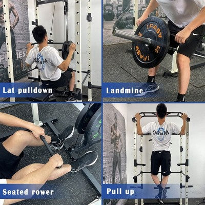 Regulowana klatka do ćwiczeń z drążkiem domowa