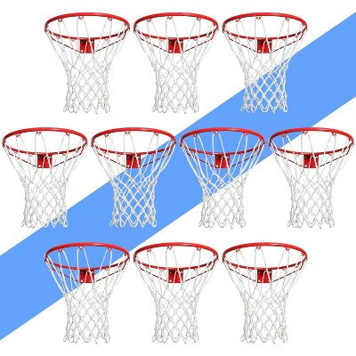 Mocna siatka do kosza 12 oczek, zestaw 10 sztuk