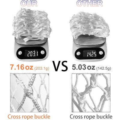 Mocna siatka do kosza 12 oczek, zestaw 10 sztuk