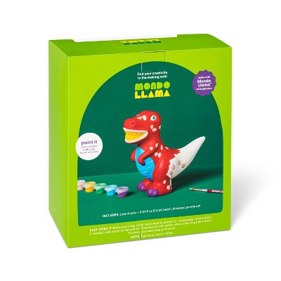 Ceramiczny dinozaur do malowania, zabawa i wlasne kolory