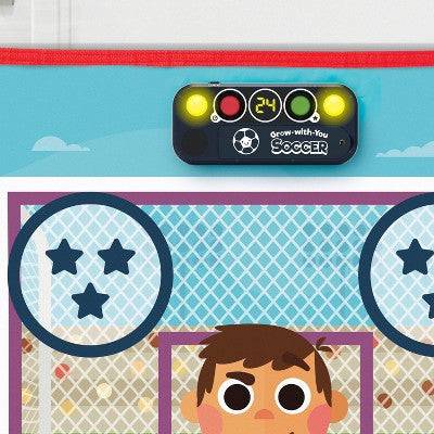 Pilka nozna rosnie z dzieckiem, regulowana bramka i pilka